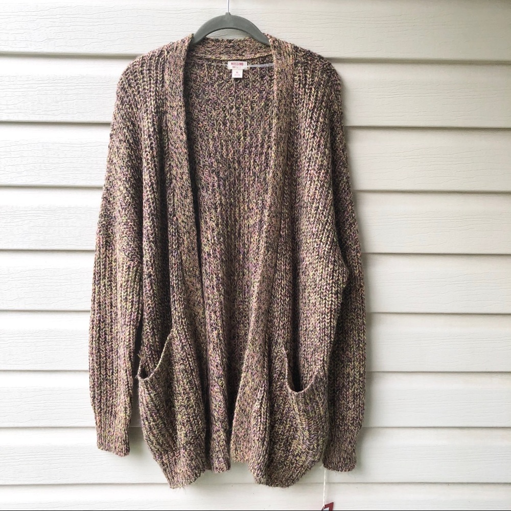 NWT XL Mossimo Mustard Gold Cardigan Sweater
